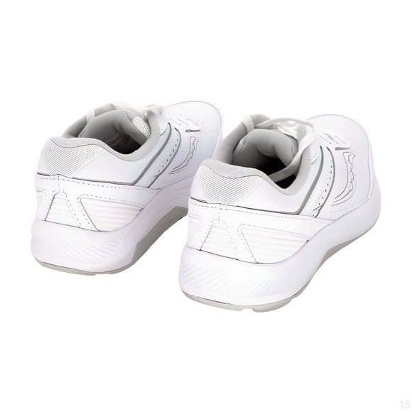 Saucony Womens Echelon Walker 3 Walking Shoes, White, Size 6 Wide - Picture 3 of 6